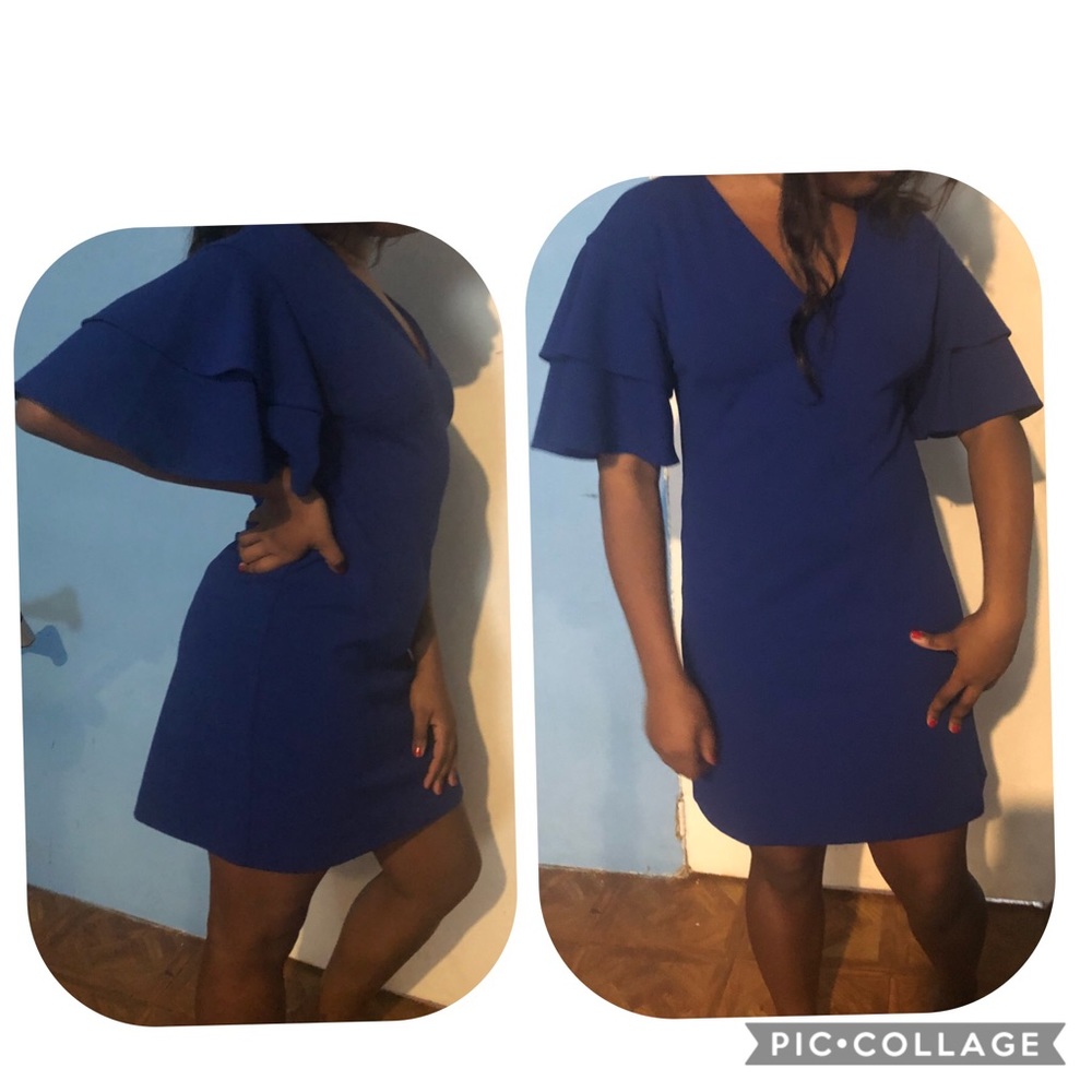Vince Camuto Sapphire Blue Dress